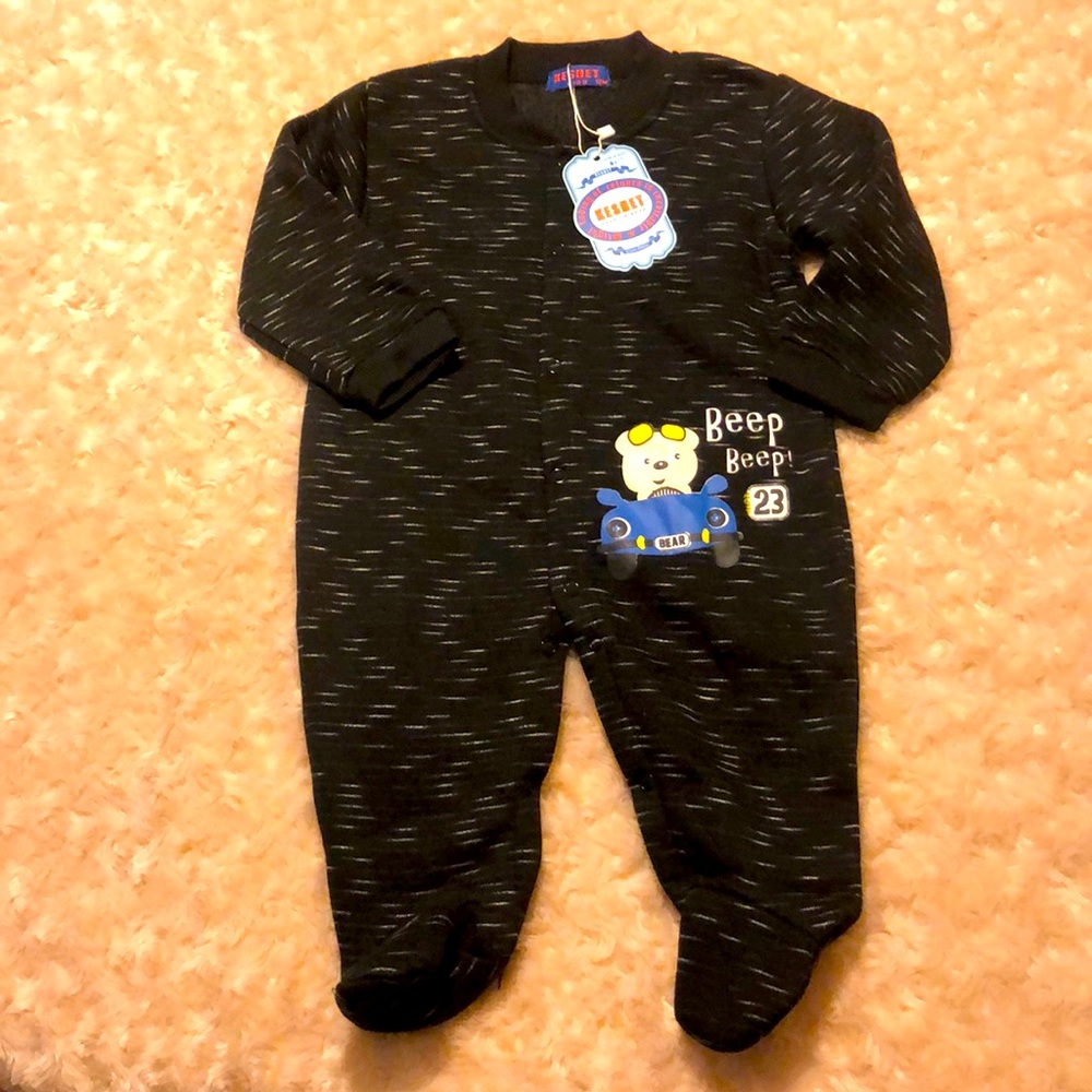 Fleece Baby Sleep & Play Jumpsuit